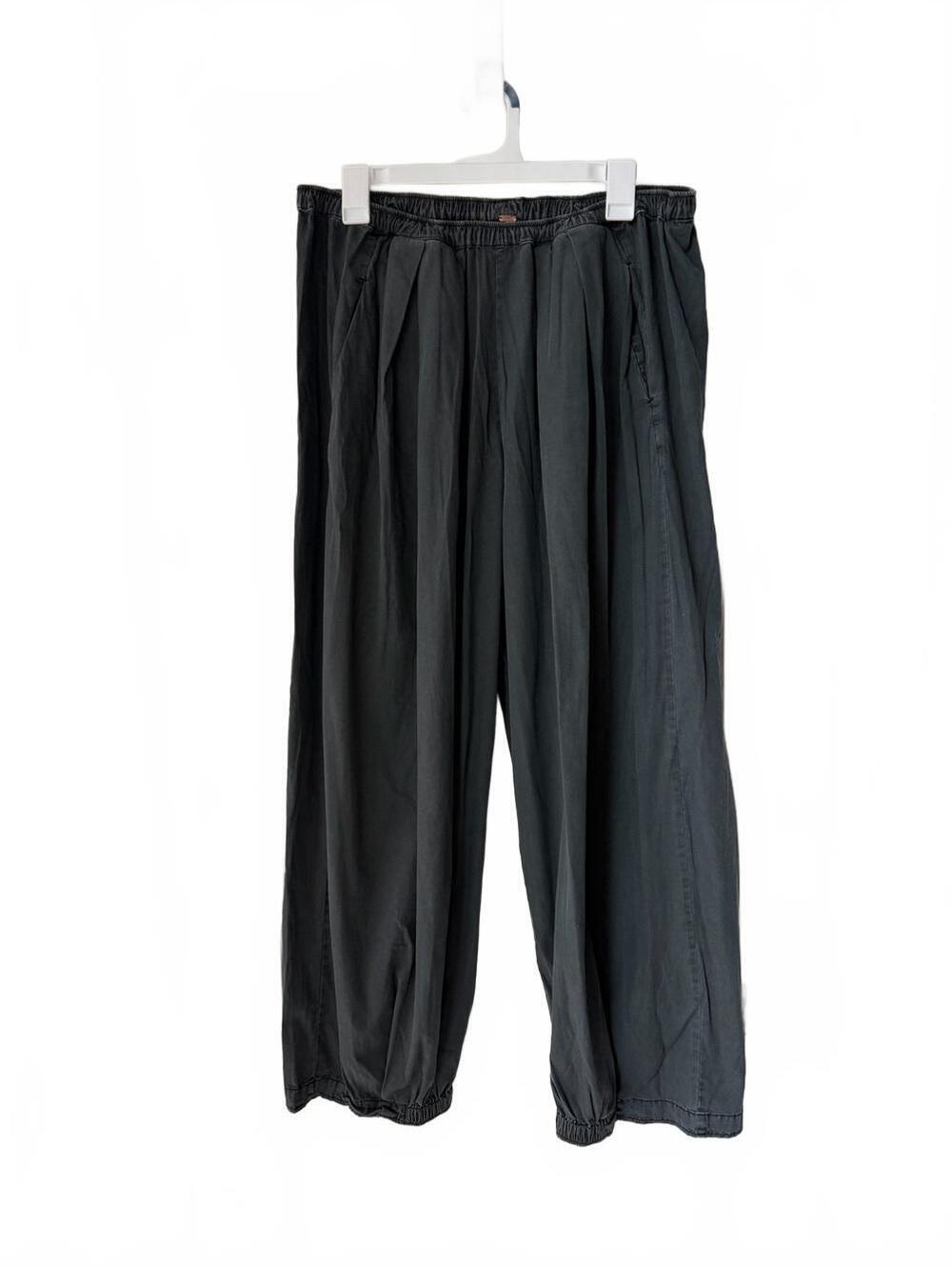 Free People To the Sky Parachute Pants Lagenlook Boho Wide Leg Balloon Large - Picture 4 of 7